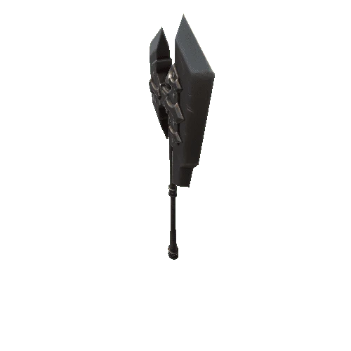 KnightBattleaxe Iron Damaged Aged